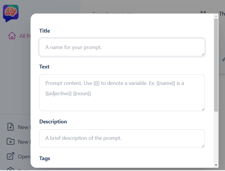 AI prompt maker extension
