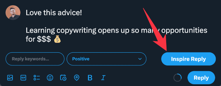 Twitter AI app